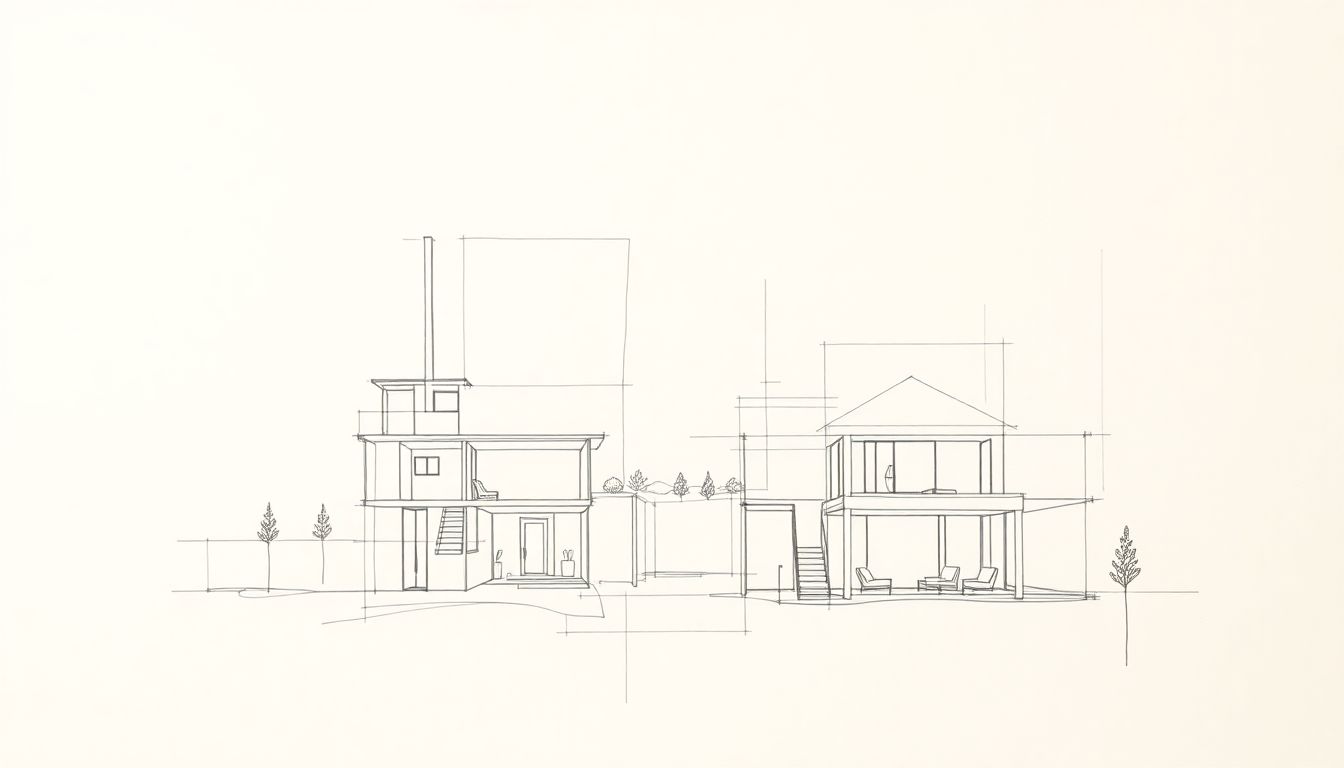 Architectural sketches