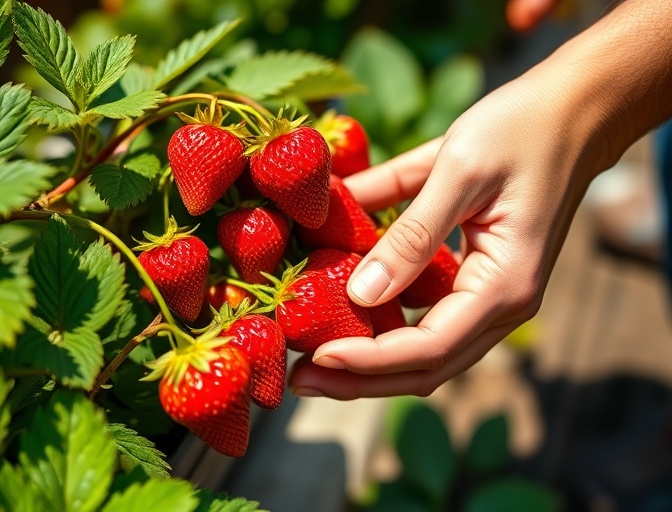 Berry picking