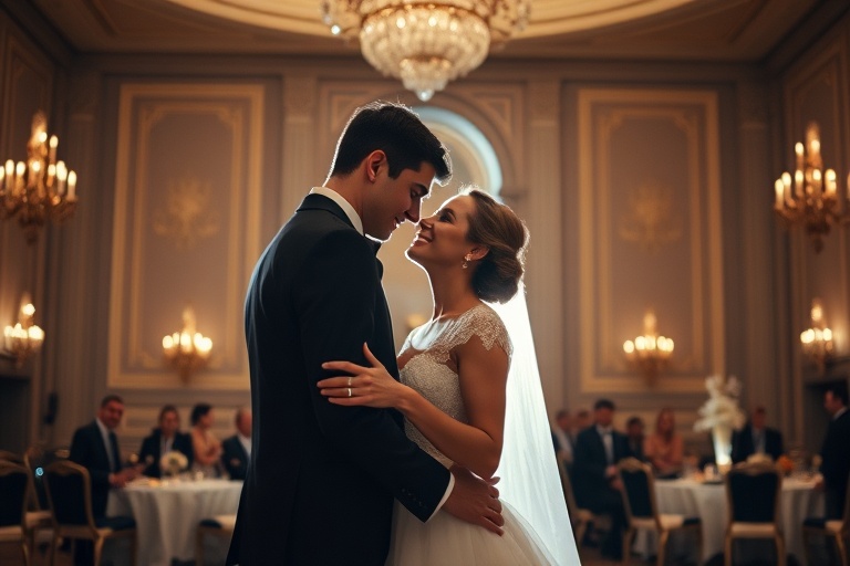 Lisa & James' Ballroom Wedding