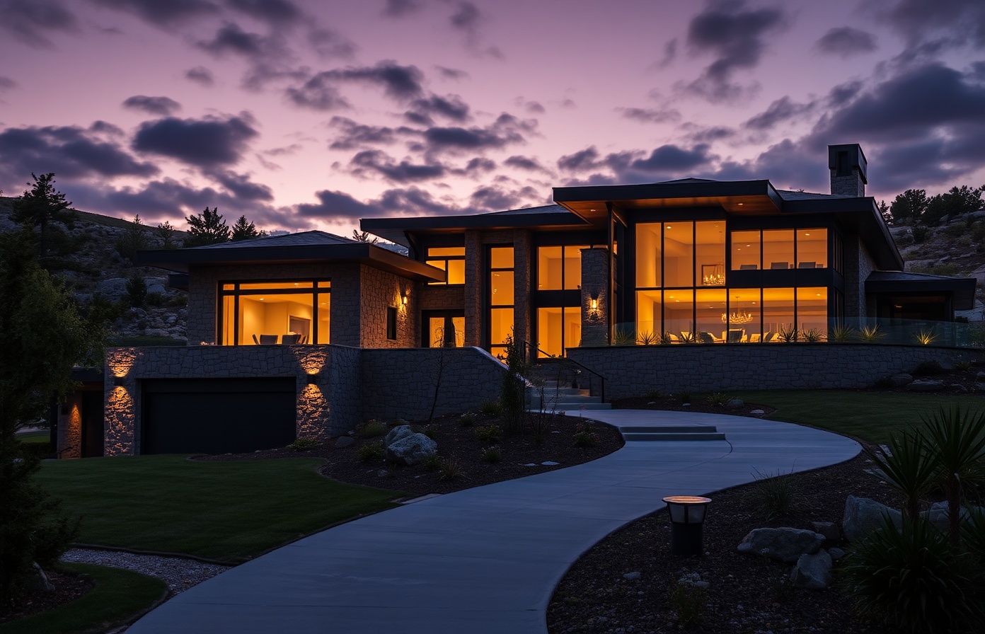 Hillside Residence - Night