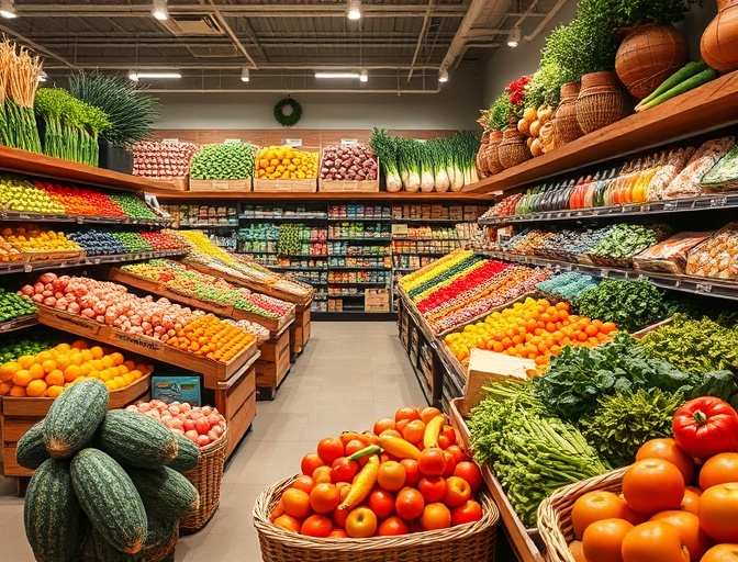 Produce section